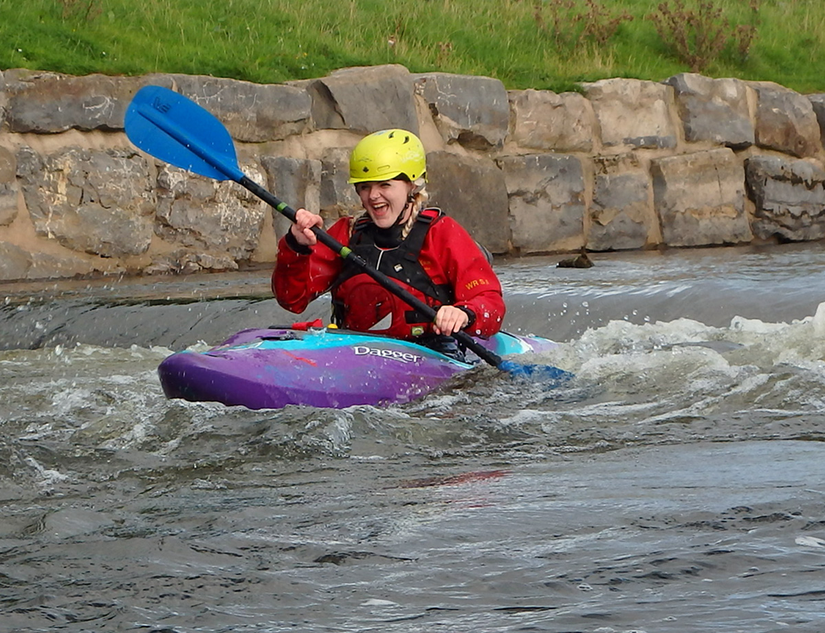 Introduction to white water kayaking in Cumbria