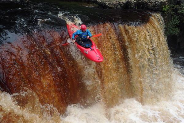 Kayaking river Swale