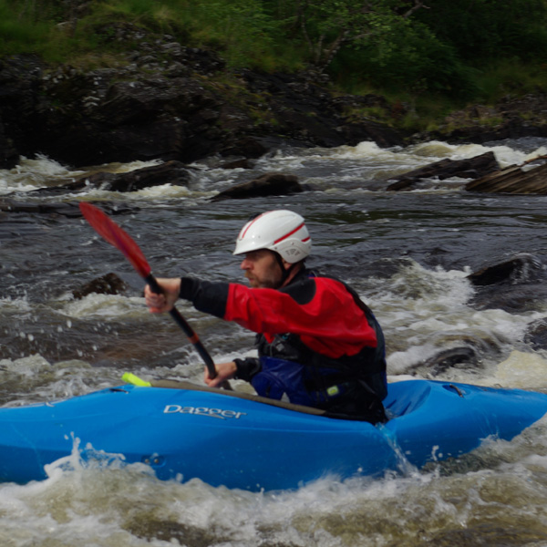 White water kayaking in Scotland