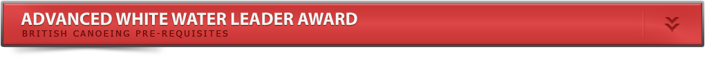 Advanced White Water Leader Award