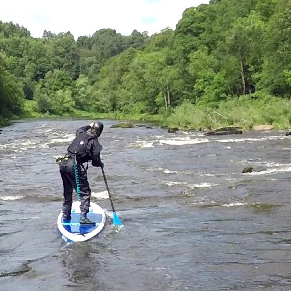 Paddleboarding on the Eden