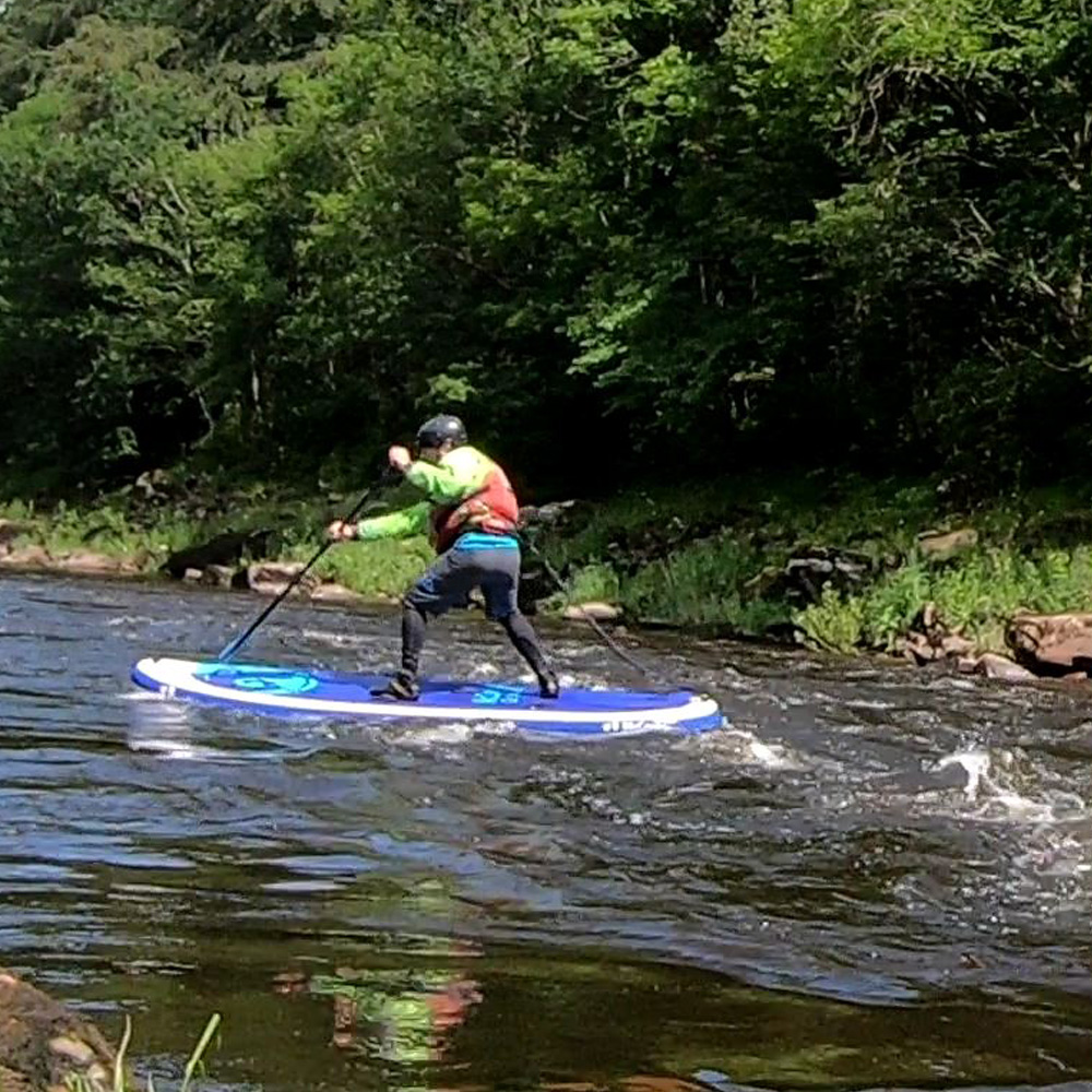 Paddleboarding on the Eden