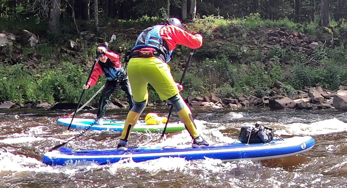 White Water Paddleboarding in Lake District