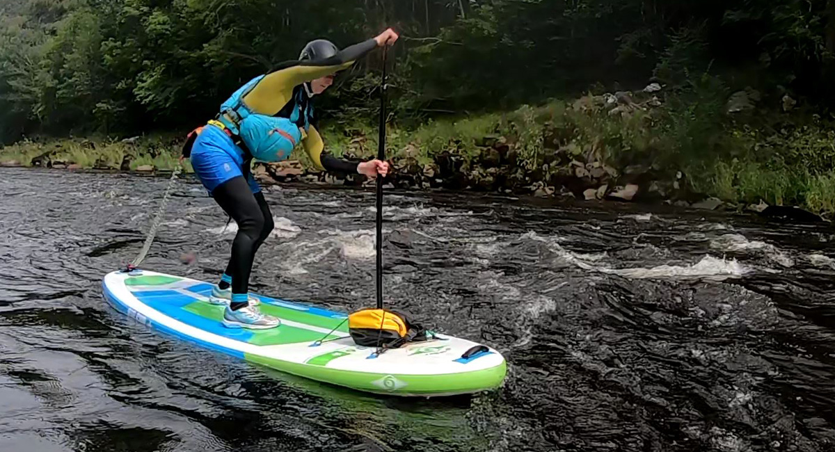 SUP white water coach training