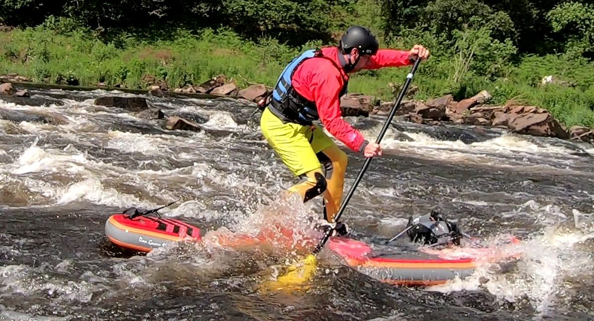 Intermediate white water SUP