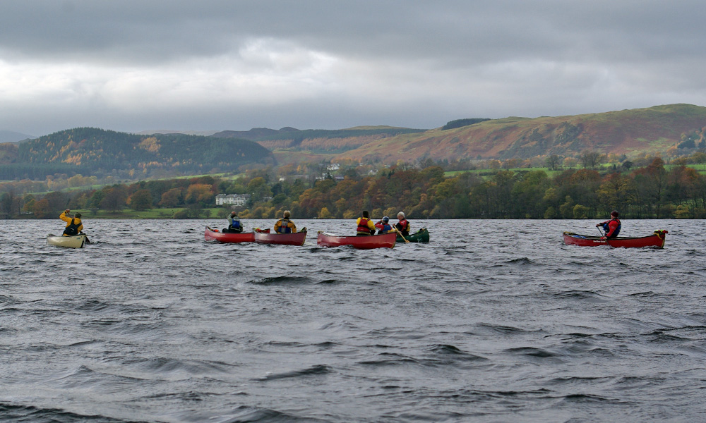 advanced canoe open water Cumbria