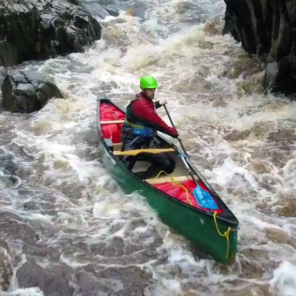 Advanced white water canoe award