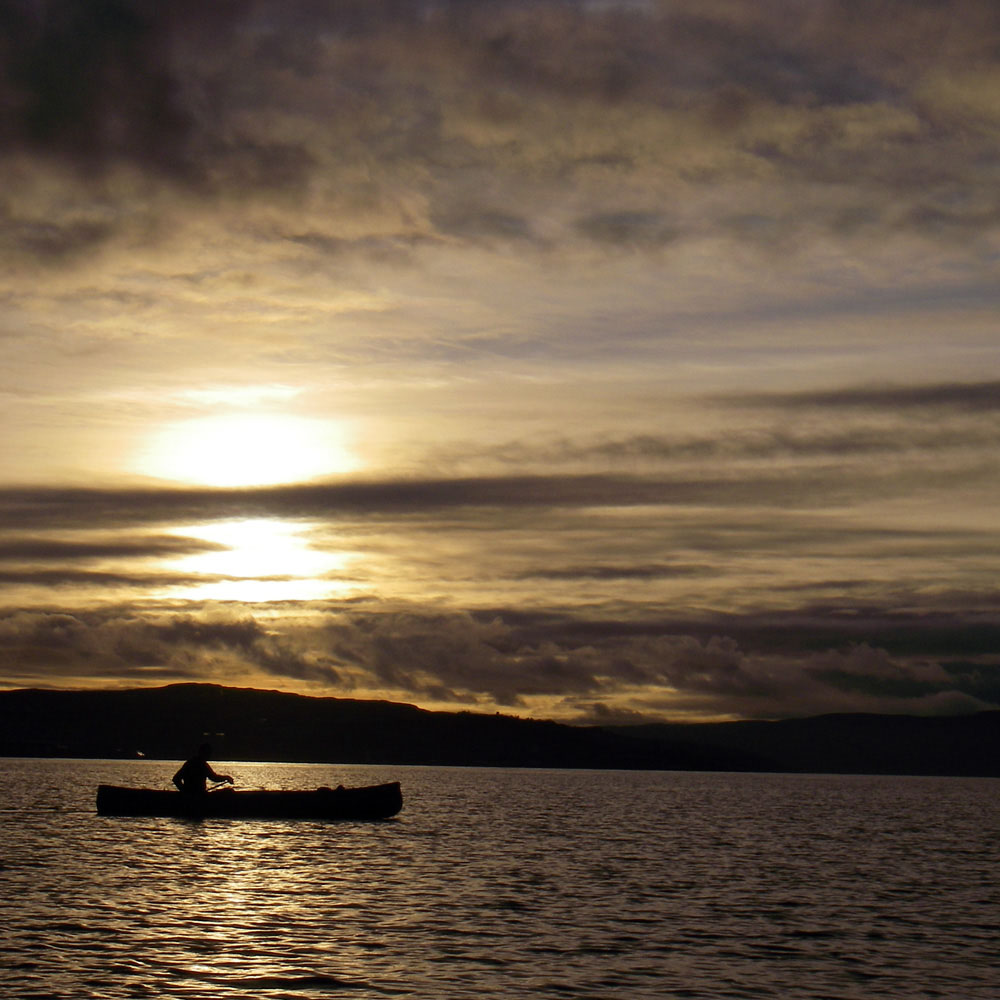 Open canoeing in the Lake District