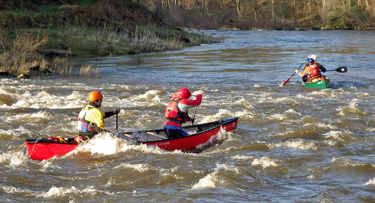 white water canoeing in Cumbria