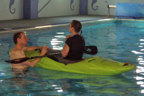 kayak rolling training in Cumbria