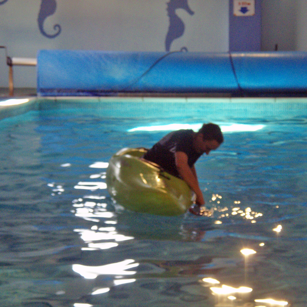 Learn to roll a kayak
