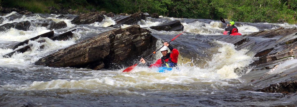 White water kayaking in Scotland